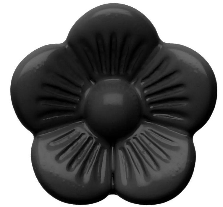 Blume schwarz